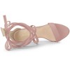 Allegra K Women's Open Toe Strappy Lace Up Stiletto High Heel Sandals - 4 of 4