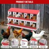 Chicken Nesting Box with Roll Out Egg Tray, Rustproof & Ventilated Laying Boxes for Hens, Chickens, Ducks - 4 of 4