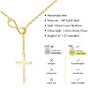 Christian Cross & Infinity Necklace for Women, 14K Gold/Silver Plated Non-Tarnish Religious Gift Silver Infinity Cross Necklace - 4 of 4