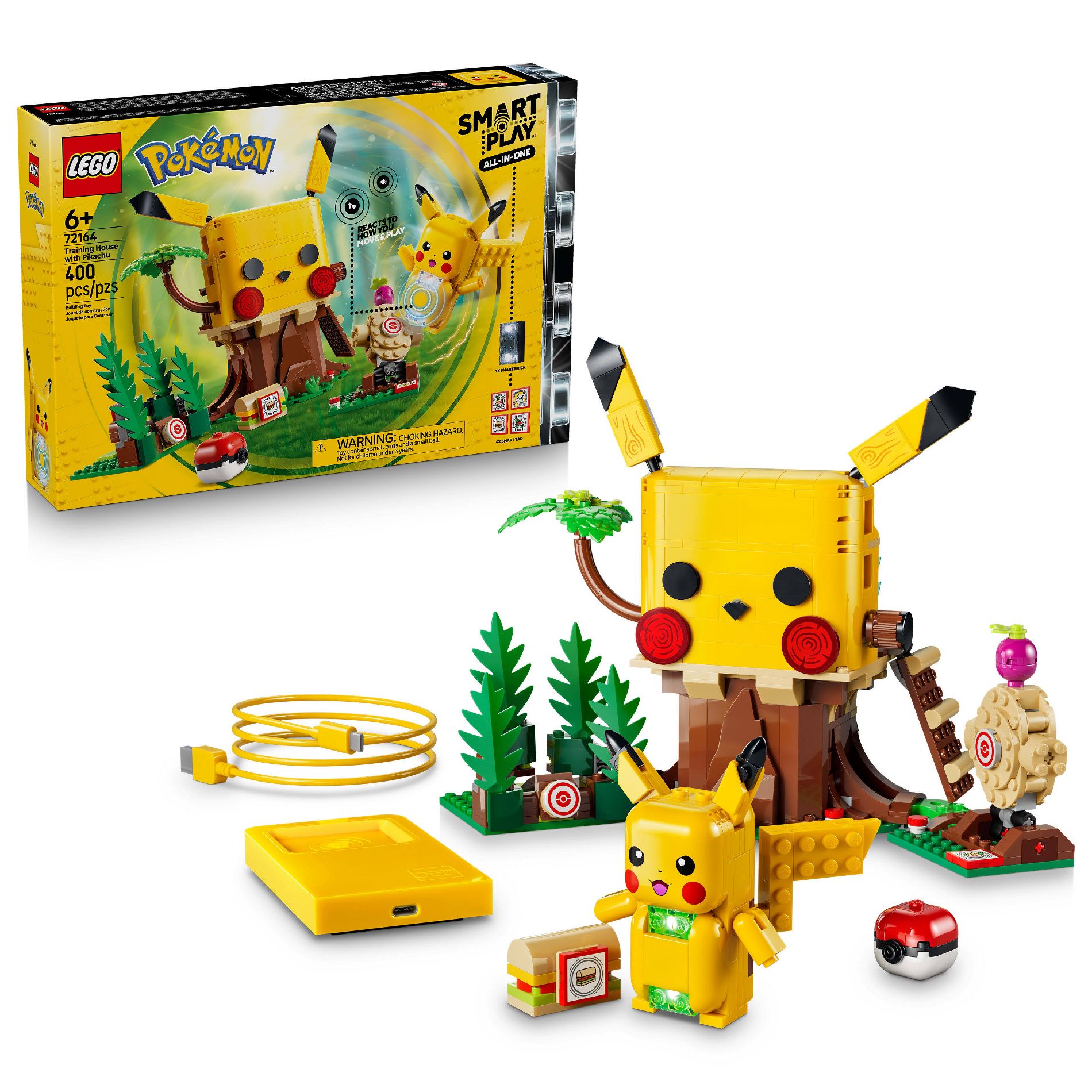 LEGO Pokémon SMART Play: Training House with Pikachu 72164