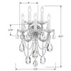 Crystorama Lighting Maria Theresa 5 - Light Sconce in  Polished Chrome - 2 of 2