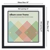 Americanflat Square Record Vinyl Art Cover Frame - 15x15 - Black - 2 of 4