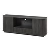 Runesay 64" Modern Wood Vertical Stripe TV Stand with Large Storage Space for Living Room, Bedroom, or Entryway - 2 of 4