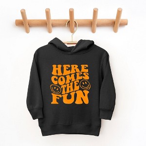 The Juniper Shop Here Comes The Fun Puff Print Toddler Graphic Hoodie - 1 of 3