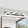 Modern Chrome LED Vanity Light 5-Light Wall Sconce Sleek Minimalist Design - 3 of 4