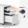 AOBABO Multi-Drawer Mobile Metal File Organizer Cabinet with Lock & Wheels, Fully Assembled - 4 of 4