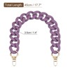 Unique Bargains Acrylic Fashion Flat Portable Handbag Replacement Strap - 2 of 4