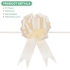 Unique Bargains PP Plastic Waterproof Tear-Resistant Gift Wrap Pull Bows 20 Pcs - 2 of 4