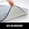 Memory Foam Bath Rug, Machine Washable, Bath Rugs for Bathroom Floor, 30x20 Mat, Graphite Gray - 2 of 4