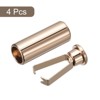 Unique Bargains Alloy Cylindrical Shoelace Replacement Tips 4 Pcs - 3 of 4