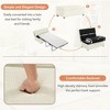 Chenille Folding Ottoman Sleeper Bed with Pull-Out Mattress and Sturdy Metal Frame - 4 of 4