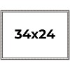 PosterPalooza | Slim Profile Silver Picture Frame - UV Acrylic, Backing Board, Hanging Hardware Included - 2 of 4