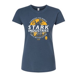 Women's - Marvel - Iron Man Stark Industries Fitted Graphic T-Shirt - 1 of 2