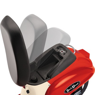 Red 24V Retro Electric Kids Ride-On Scooter