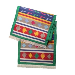 Faridkot Flat Weave Runner Rug - 1 of 4