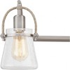 Quoizel Lighting Stafford 3 - Light Vanity in  Brushed Nickel - 4 of 4