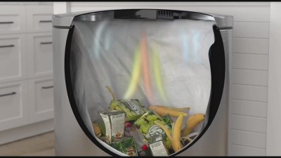 2.5 Gallon Stainless Steel Touchless Sensor Trash Can