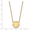 Black Bow Jewelry 14k Yellow Gold Plated Sterling Silver Alpha Sigma Tau Greek Life Necklace 18 Inch - 2 of 4