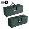 Hastings Home Artificial Tree Storage Bag Set of 2 - Protects Holiday Decorations and Inflatables - 3 of 4