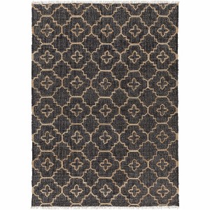 Hauteloom Coffeyville Jute Living Room, Bedroom Area Rug - Natural Fibers - 1 of 4