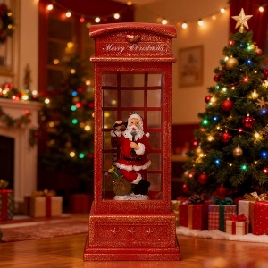 KWPZQEB Christmas Snow Globe, Battery Operated Snow Globes Spinning Water/Swirling Glitter for Home Decoration - 1 of 4