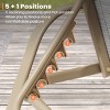 Pellebant Outdoor Lounger Aluminum Adjustable Chaise Lounge Chairs with Arms (Set of 2) - 4 of 4