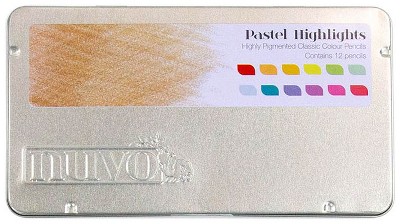 Nuvo Watercolor Pencil Set Of 12 - Professional Premium Quality Artist  Drawing Colored Pencils - Pastel Highlights : Target