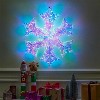 Joyfy "15" Iridescent Snowflake Light - 100 Cool White LED Holiday Decor for Christmas Eve & Indoor Displays - 3 of 4