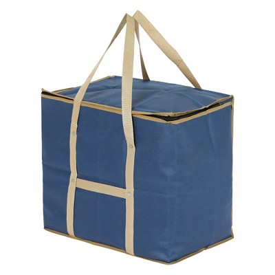 REGALWOVEN Foldable Organizer Zipper Storage Bags with Handles