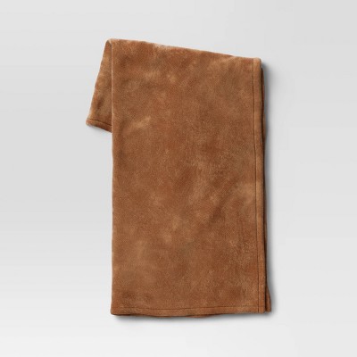50"x70" Oversized Primalush Throw Blanket Tan - Threshold™