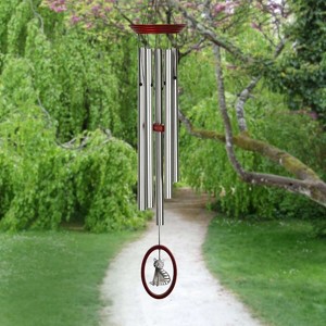 Woodstock Wind Chimes Signature Collection  Wind Fantasy Chime  24'' Silver Wind Chime - 1 of 4