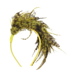 Unique Bargains Women's Fashion Feather Headband 1 Pc - 1 of 4