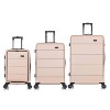InUSA Elysian Lightweight Hardside Carry On Spinner 3pc Luggage Set - 3 of 4