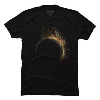 Men's Design By Humans Eclipse By Hawkness T-Shirt