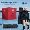 TackView Pop Up Ice Fishing Tent, Windproof Portable Hub Design - 2 of 4
