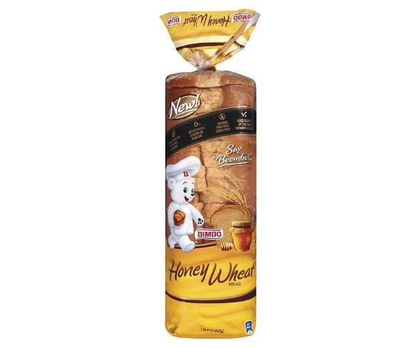 Bimbo Honey Wheat Bread - 1lb