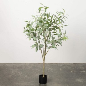Sullivans Artificial 65" Tall Potted Eucalyptus Tree - 1 of 4