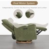 Spruce & Spring Power Swivel Recliner Chair Dual-Motor Nursery Glider with Lumber Pillow - 2 of 4