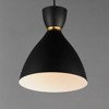 Maxim Lighting Carillon 1 - Light Pendant in  Black/Satin Brass - 2 of 3