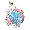 Floral Toilet Stickers PVC Flower Murals Lightweight Waterproof Self-adhesive Paintings For Bathroom Decoration - 4 of 4