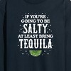 Men's - Instant Message - Be Salty Bring Tequila Long Sleeve Graphic T-Shirt - 2 of 4