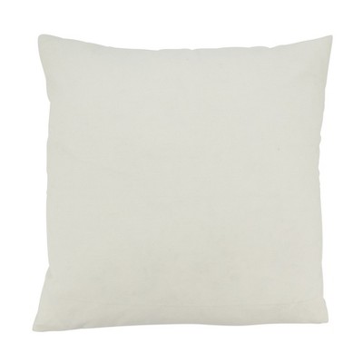 Natural Earthy Antelope Print Linen Rayon Throw Pillow Cover 16"