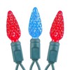Novelty Lights C6 LED Christmas String Lights 70 Strawberry Bulbs (Green Wire, 24 Feet) - 4 of 4
