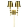 Capital Lighting Whitney 2 - Light Wall Light in  Aged Brass - 3 of 4