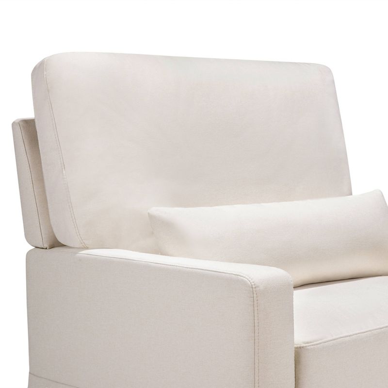 Namesake Crawford Chair and a Half Pillowback Swivel Glider - Performance Cream Eco-Weave, 4 of 7