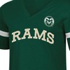 NCAA Colorado State Rams Women's Mesh Trim V-Neck T-Shirt - 3 of 3