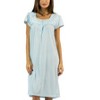 Casual Nights Women's Lace Short Sleeve Nightgown - 4 of 4