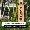 Magneto Bamboo Carbon Fiber Longboard Skateboard- 46" x 9.5", Cruising, Carving, Downhill and Dancing, Kicktails & Tricks - 4 of 4