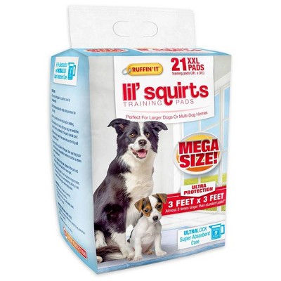 Ruffin' It Lil Squirts Mega Dog Pads - XXL - 21ct