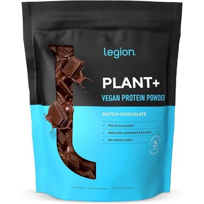 Legion Plant+ Vegan Protein Powder - 20 Servings (Dutch Chocolate)